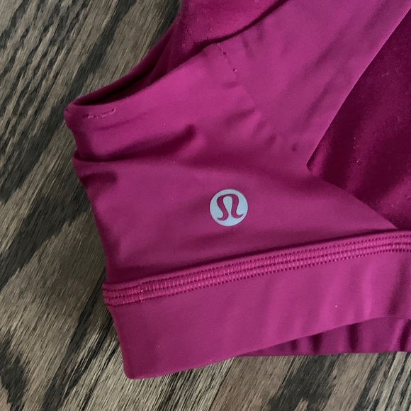 Lululemon Raspberry Envital Women's Cross-Back Sports Bra - Picture 5 of 7